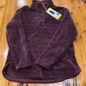 32 Degrees Women's Pullover Jacket in Dark Burgundy